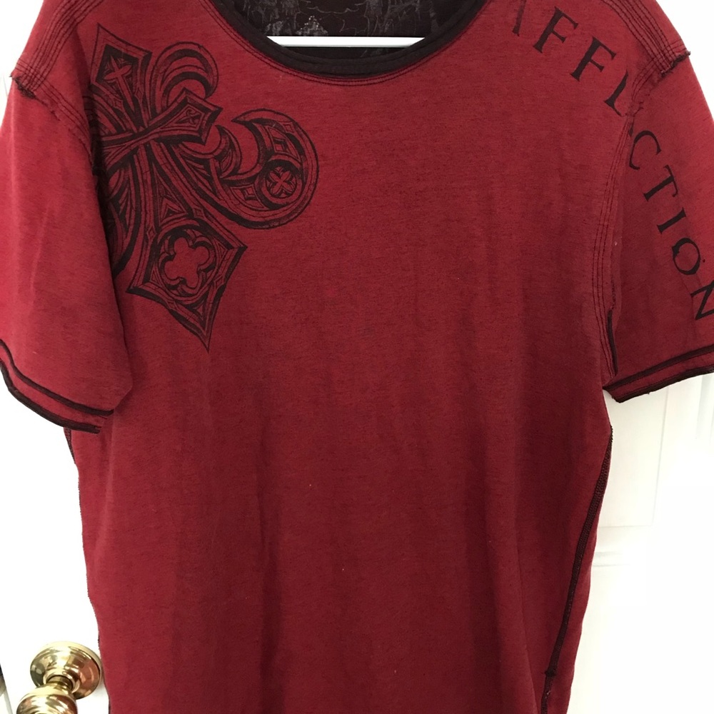 Reversible men’s affliction shirt size xl