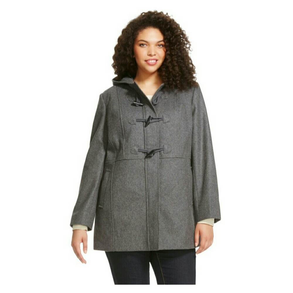 Ava and Viv Grey Jacket 3x