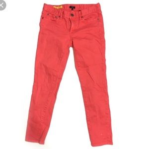 J. Crew Salmon Color Toothpick Pant
