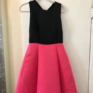 Kate Spade color blocked bow back dress