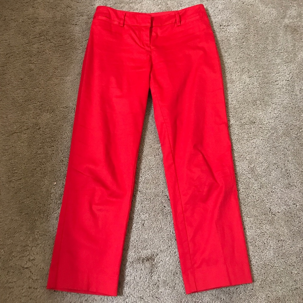 Red Capri Pants