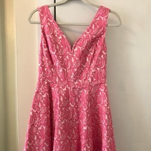 Pink Anthropologie dress