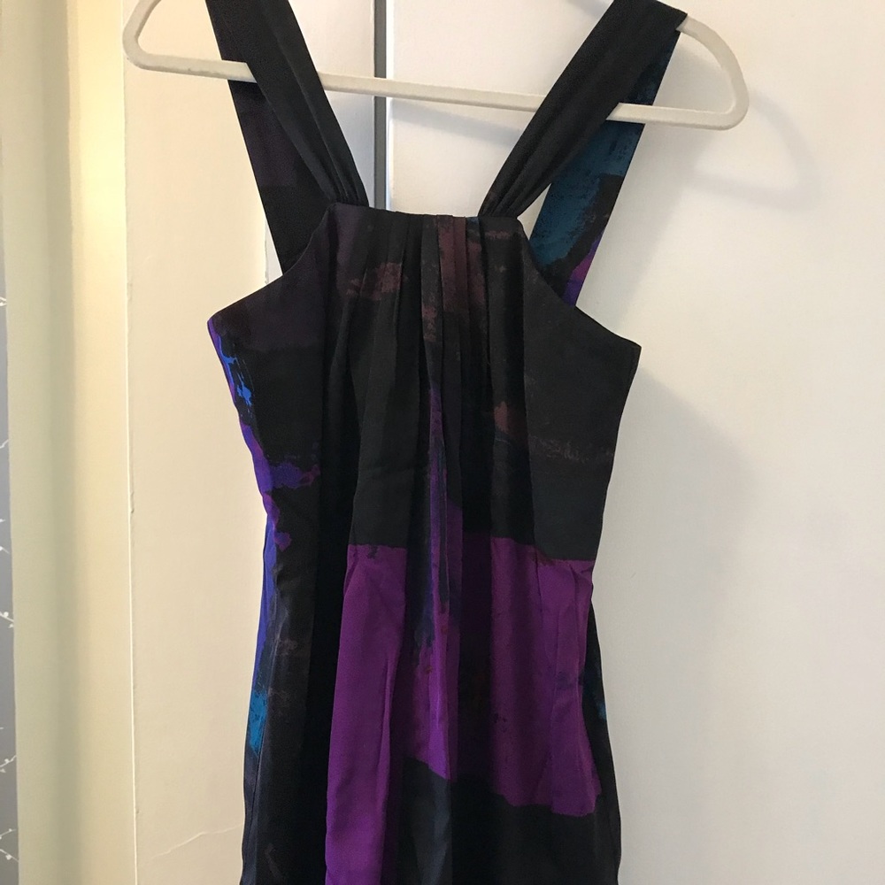 Printed silk dress