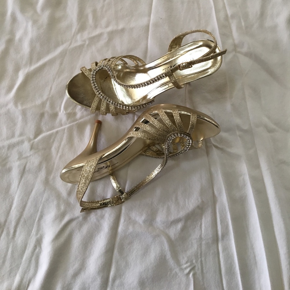 Gold heels