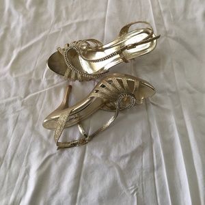 Gold heels