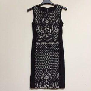 INC crochet front dress