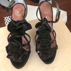 Very cool black dress heels