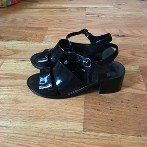 Black Jelly heels