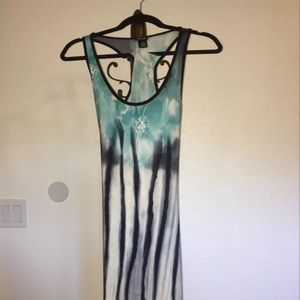 Flower tank top dress