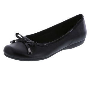 WOMEN'S SLIP RESISTANT SAMANTHA BOW FLAT 7.5