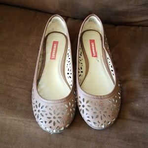 Brown cut out flats 2 for $15