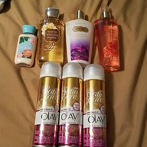 Perfume Spray, Shaving Cream, Shower Gel etc