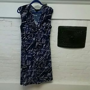 Cap sleeved knee length work dress
