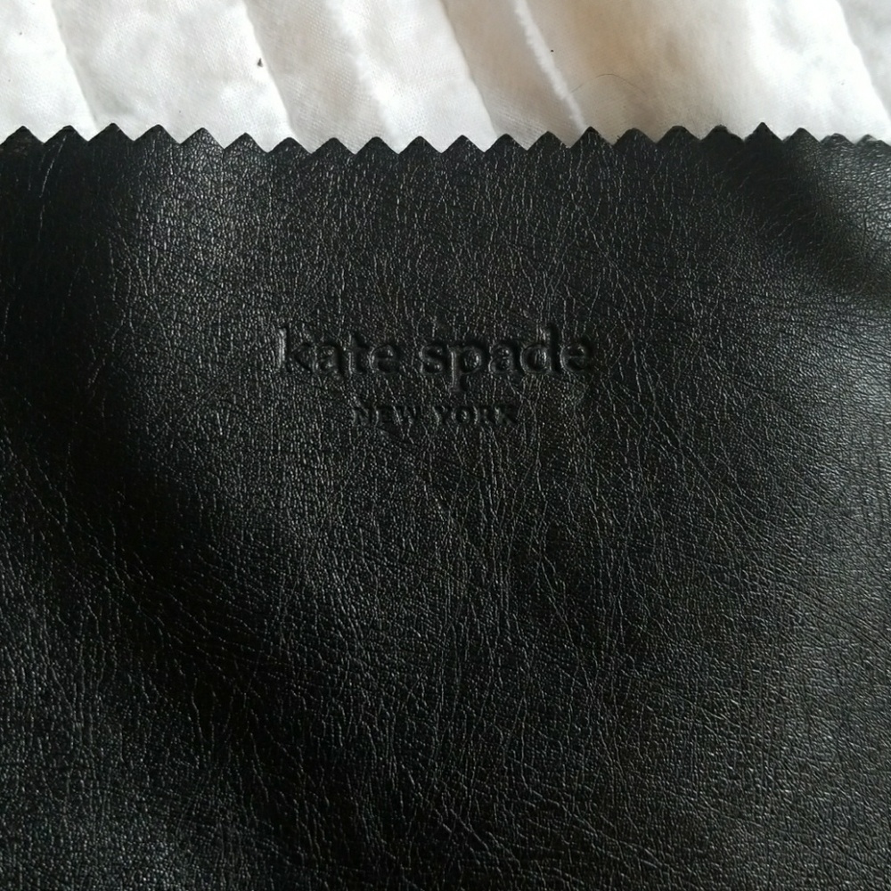 Kate Spade black leather tote
