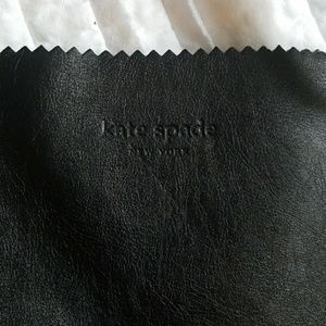 Kate Spade black leather tote