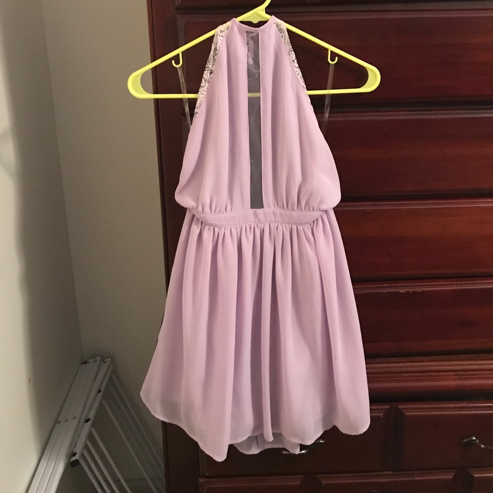 Sexy Blackless Lavender Tobi Dress