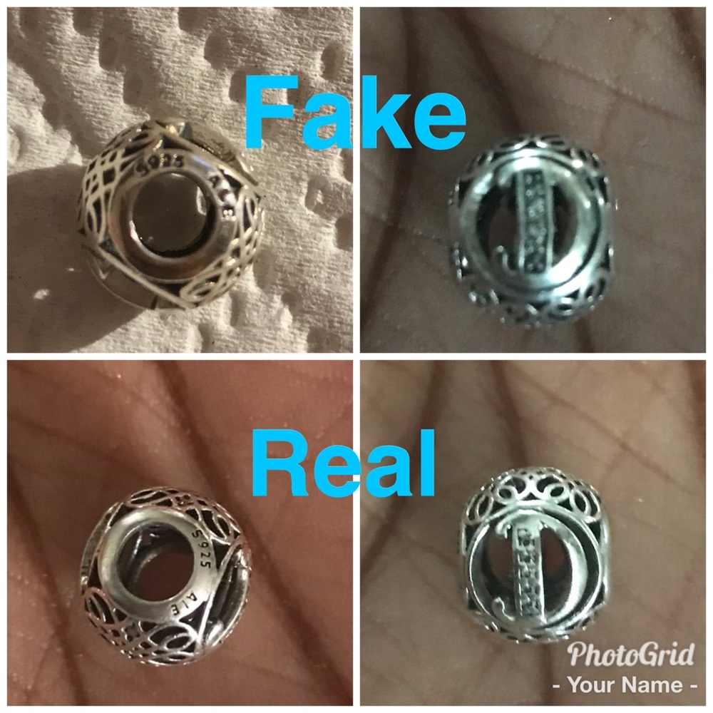 Fake Pandora Vintage Charm “D”