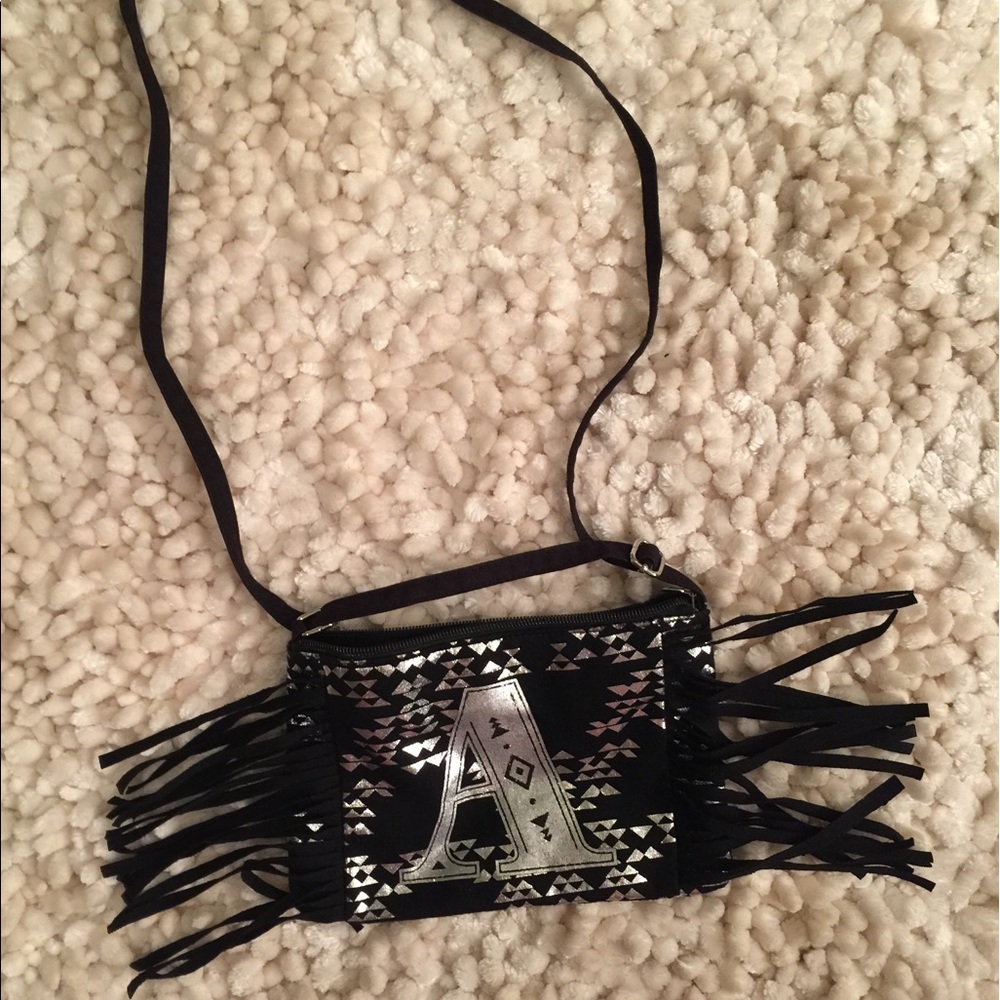 Justice "A" fringe purse - Picture 2 of 4