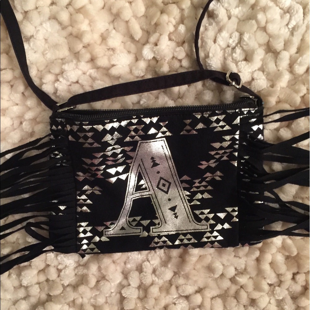 Justice "A" fringe purse - Picture 3 of 4