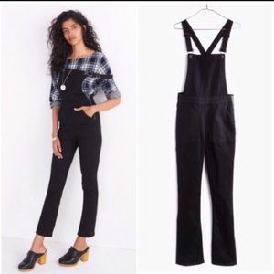 Gap Black kick flare overalls