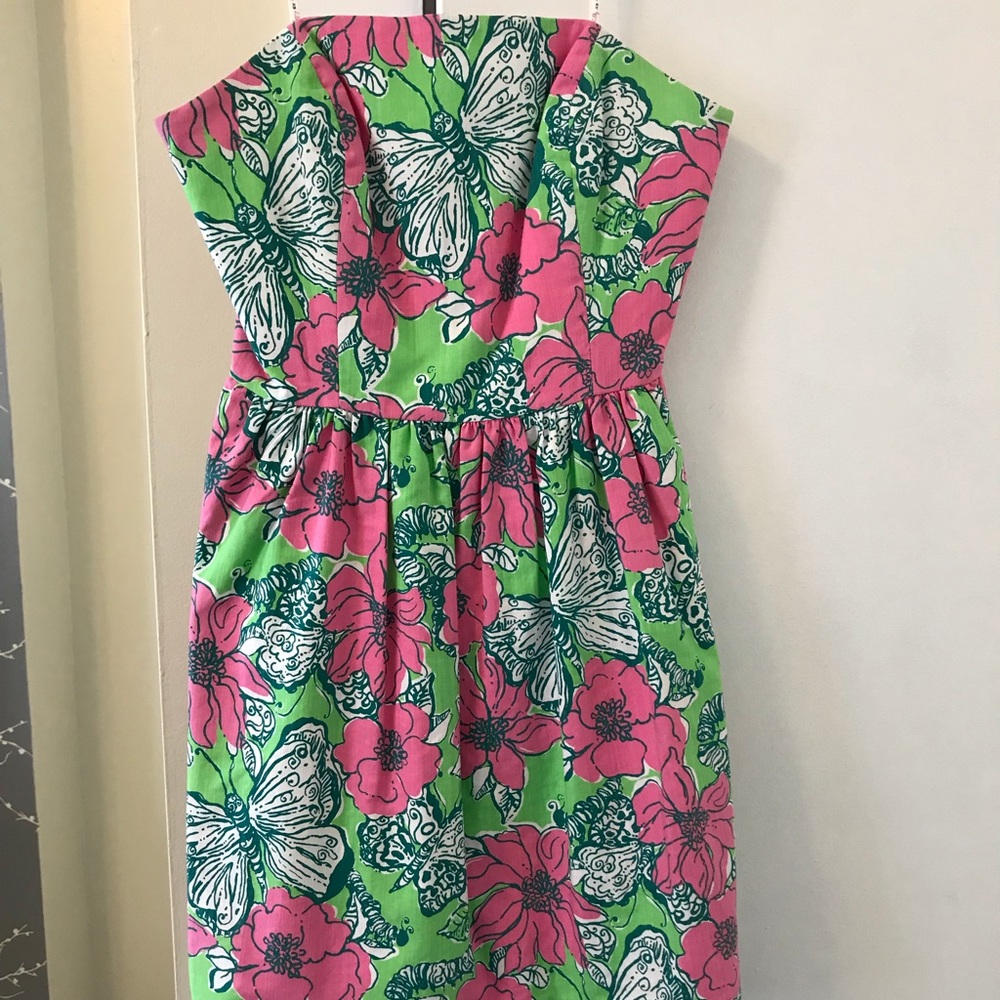 Strapless Lily Pulitzer dress