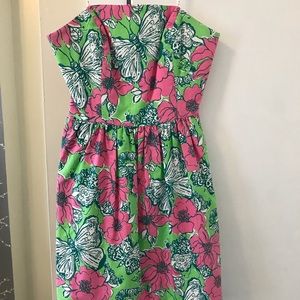 Strapless Lily Pulitzer dress