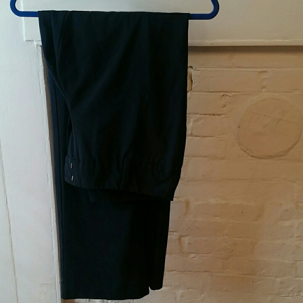 Navy AB Studio work trousers