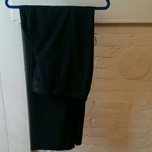 Navy AB Studio work trousers