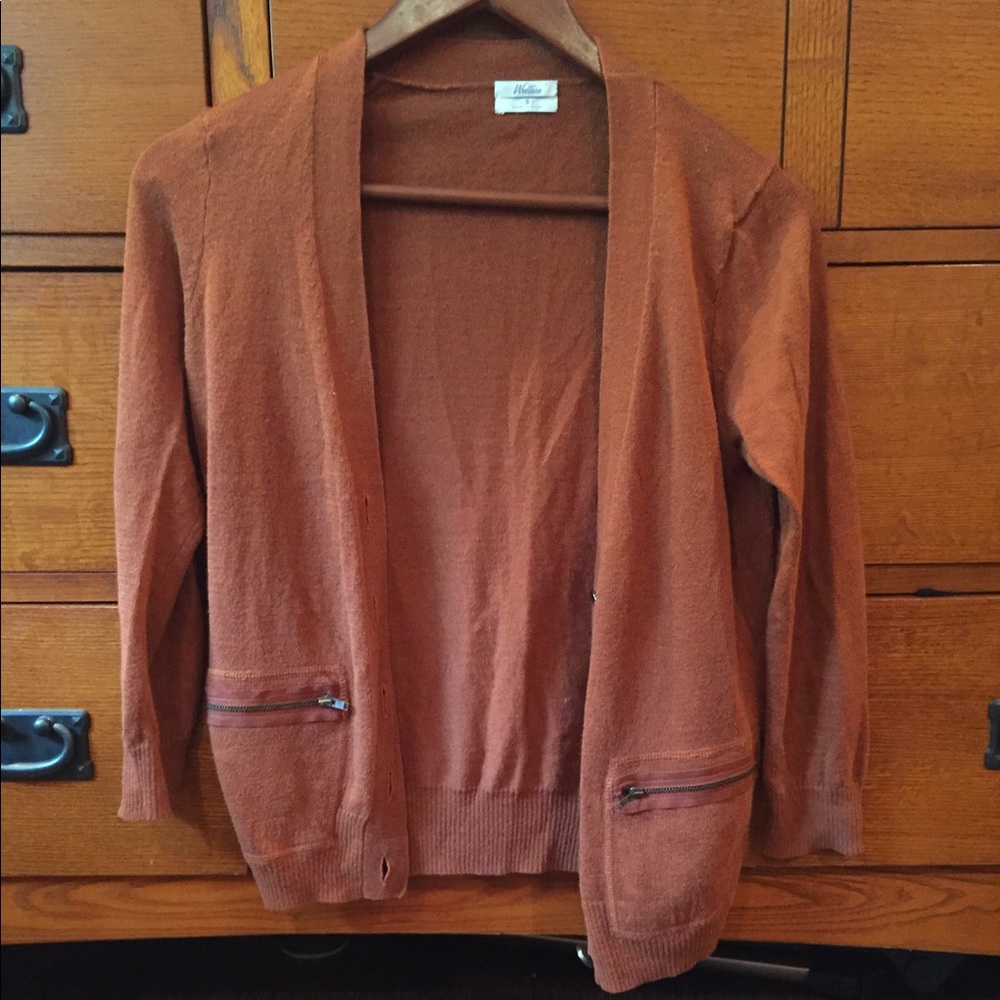 Burnt Orange Cardigan