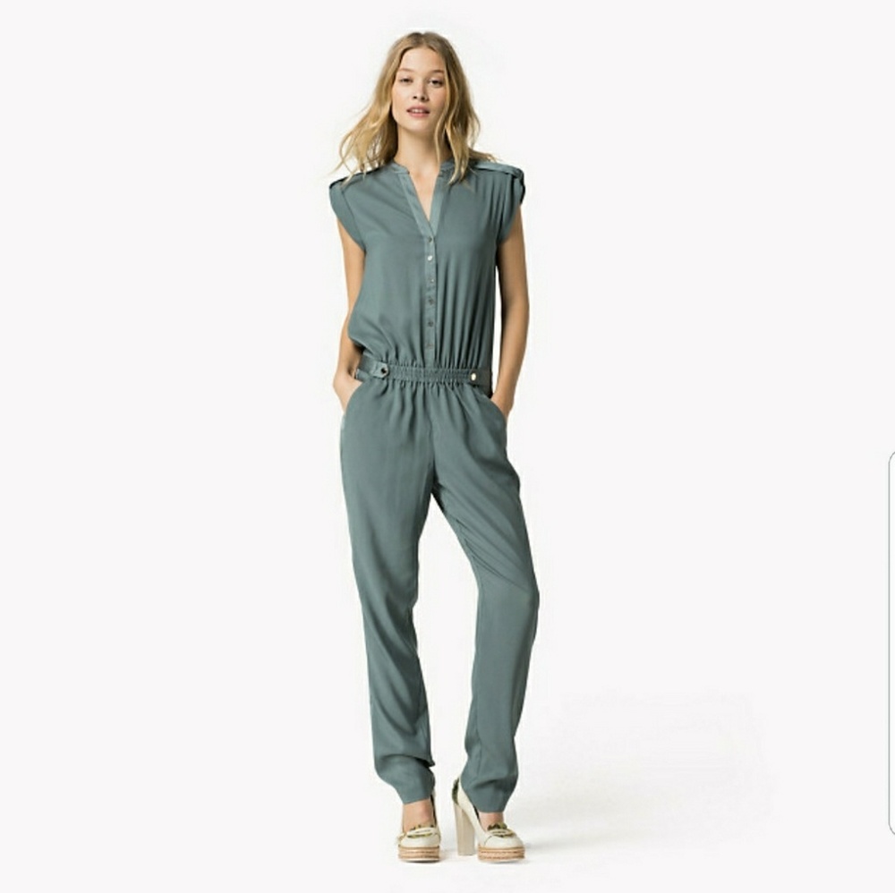 TOMMY HILFIGER NICOLE JUMPSUIT SHORT SLEEVE BALSAM