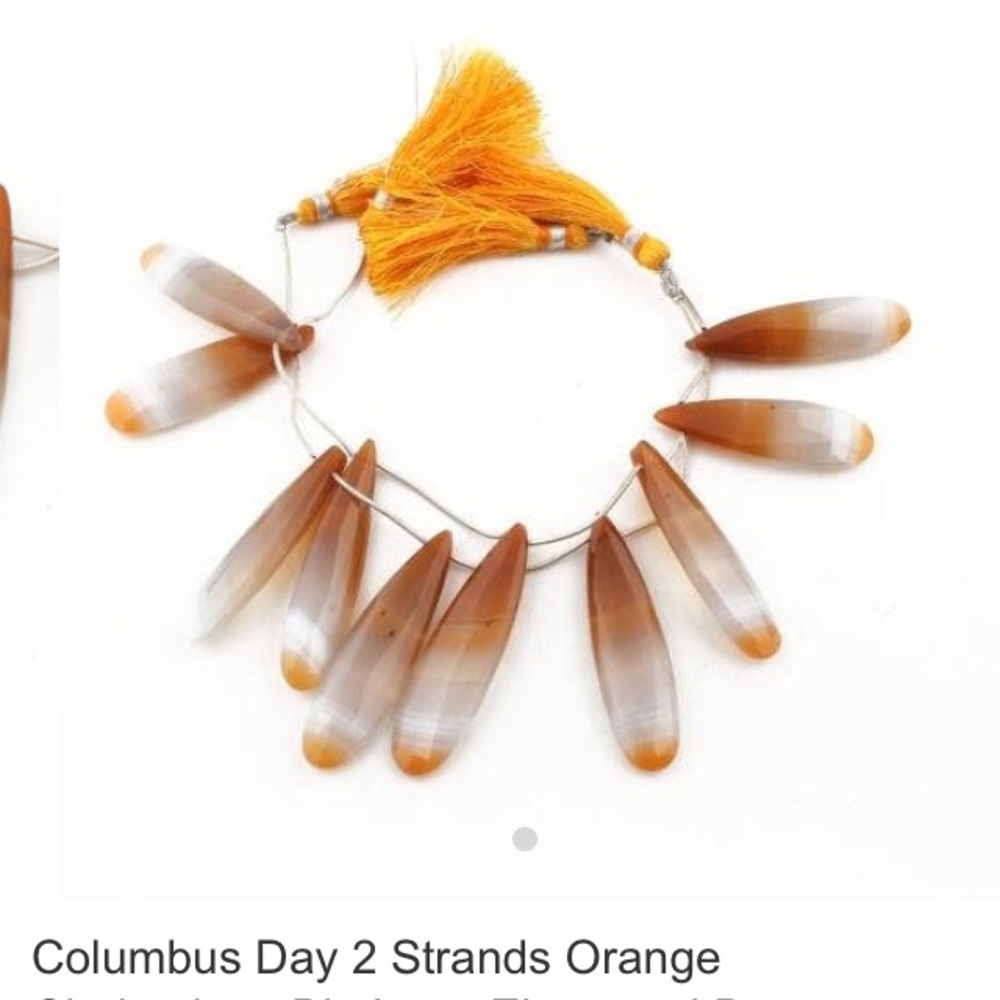 Orange stones