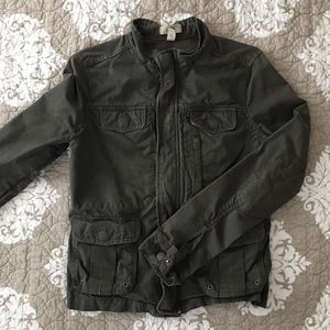 Lands’end Canvas Olive color jacket