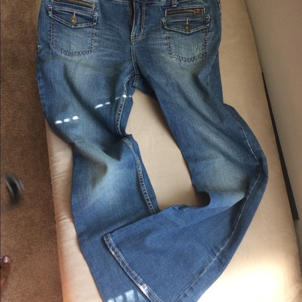 Aeropostale boot cut jeans.