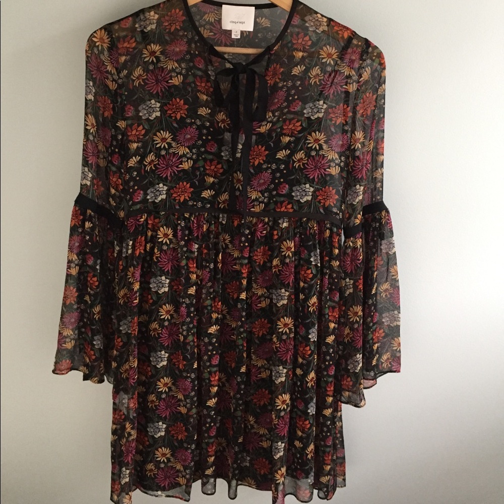 Sinq a Sept Wildflower Ursa Dress