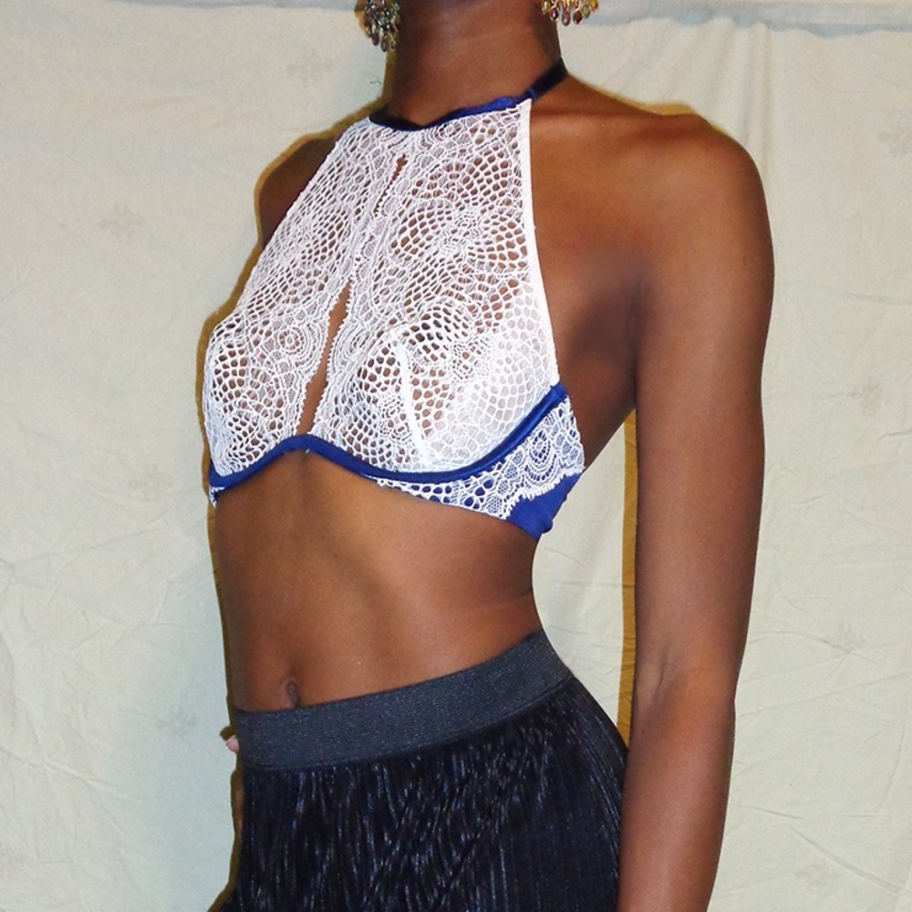 Victoria's Secret Cream Lace Bra