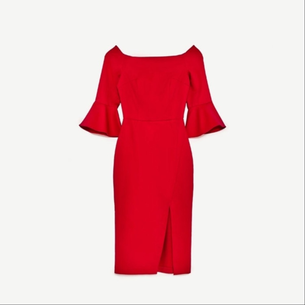 Zara Red Shift Dress - brand new!