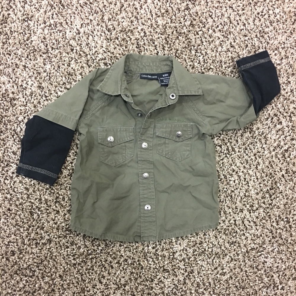 Little boys super cute collared shirt