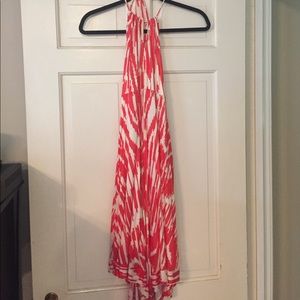 Halter neck swing dress