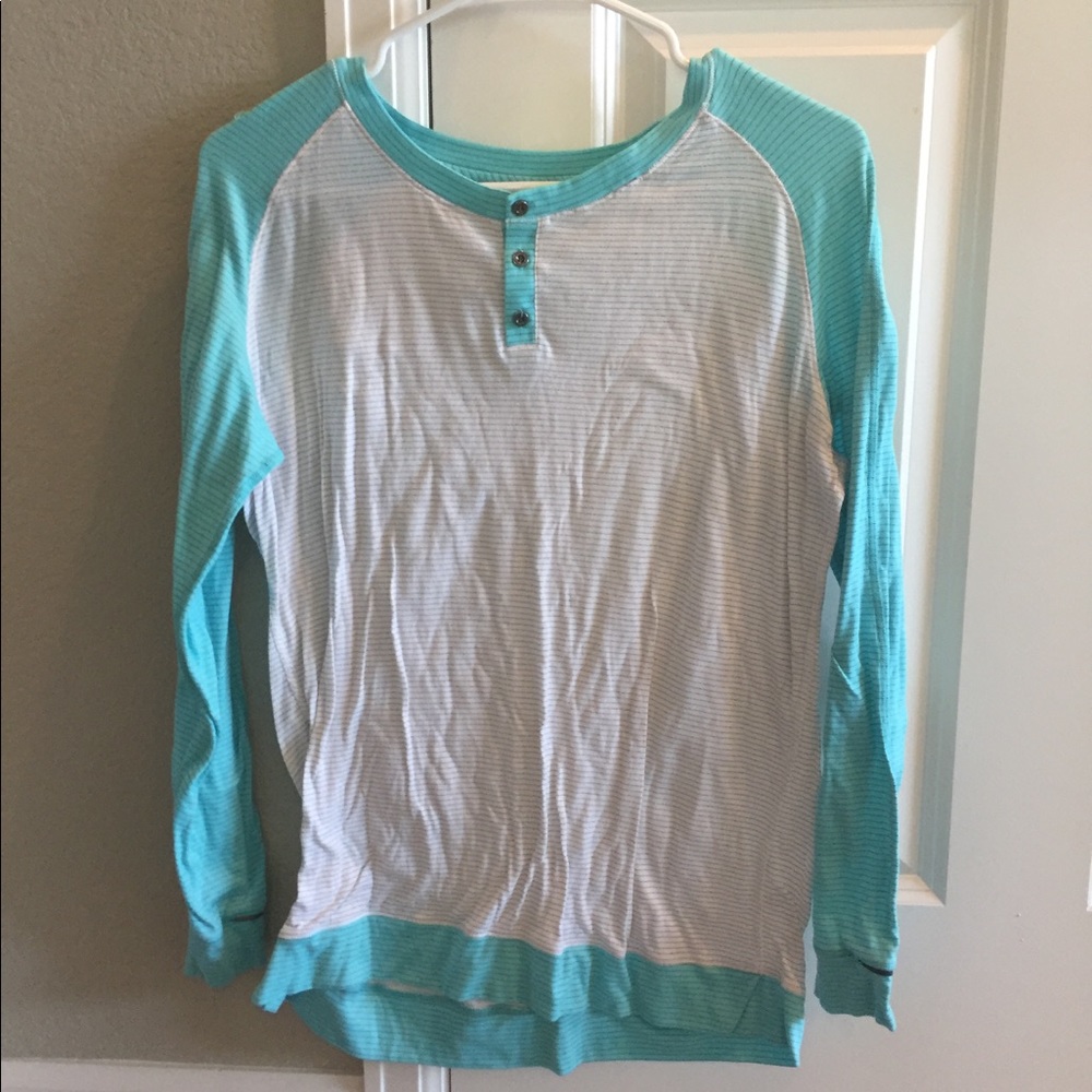 Lululemon striped long sleeve shirt size 8