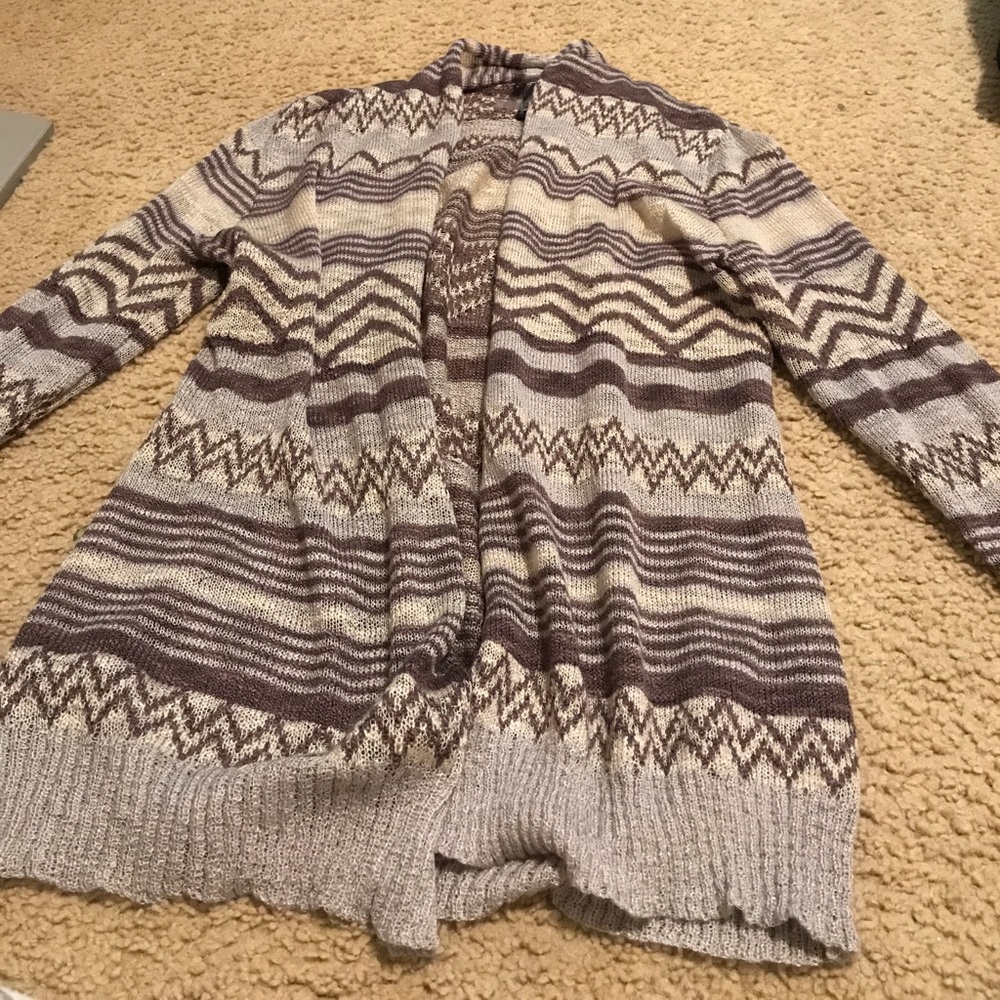 Purple Cardigan