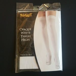 White Thigh Socks