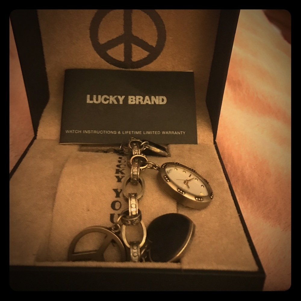 Lucky Brand watch charm bracelet. New condition!