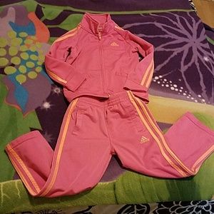 Girls Adidas sweatshirt/pants