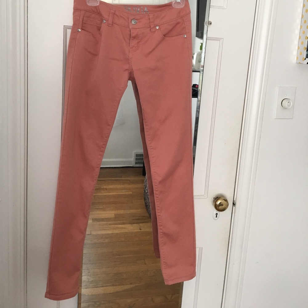 Coral pants
