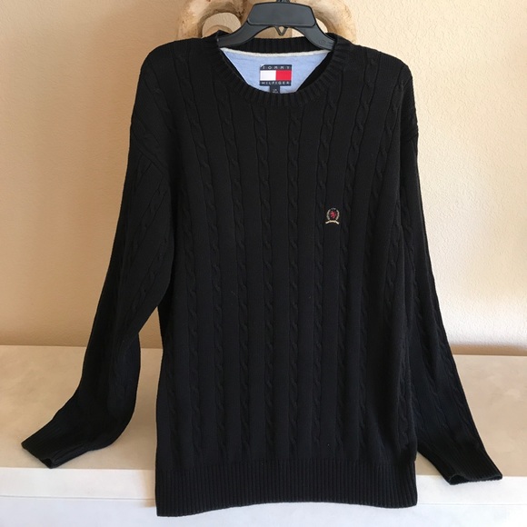 Tommy Hilfiger Other - Tommy Hilfiger Throwback Cable Knit Pullover Lg🌟
