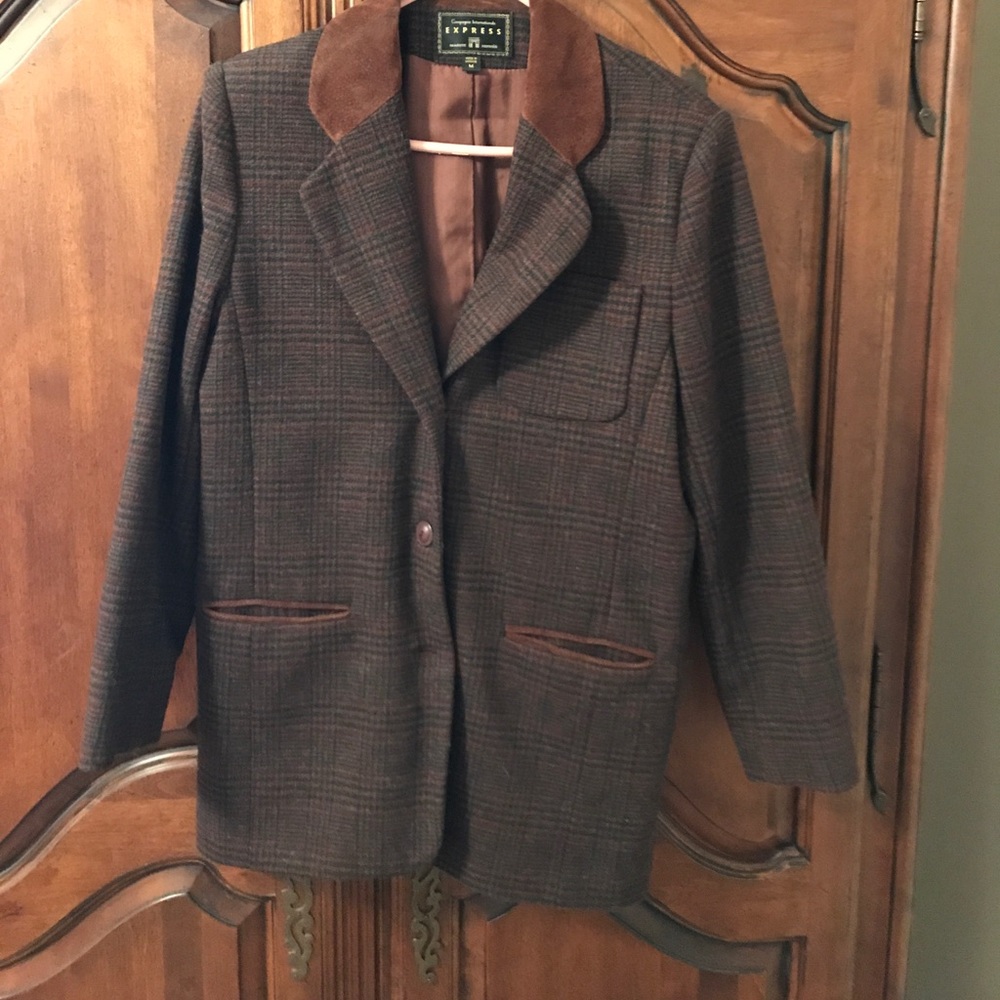 Express wool blazer size M