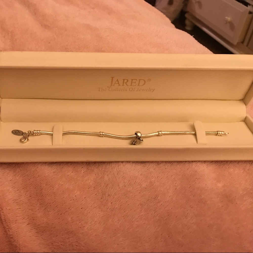 Pandora bracelet with cap and gown charm