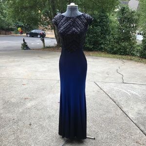 Gorgeous blue ombré evening dress! Prom dress