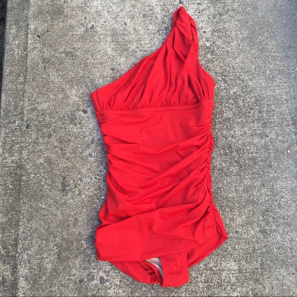 J. Crew Other - J. Crew One Shoulder Bathing Suit Size 6
