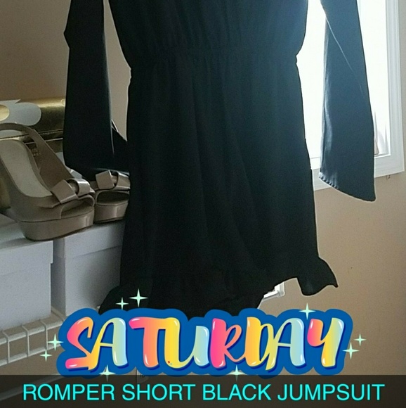 Summer Time Sexy!! One Piece black Shorts 'Romper' "CocoLove - Picture 2 of 5